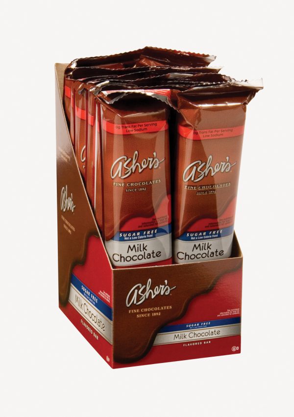Asher's Milchschokolade Zuckerfreie Schokoriegel