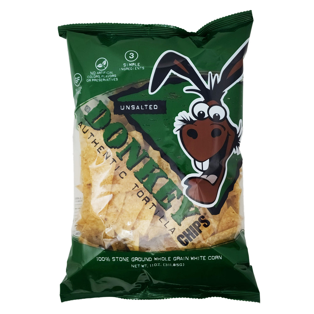 Esel ungesalzene authentische Tortilla Chips - 11 oz