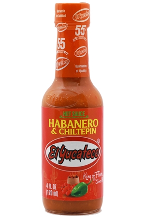 El Yucateco Habanero & Chiltepin Chilisauce, 4oz
