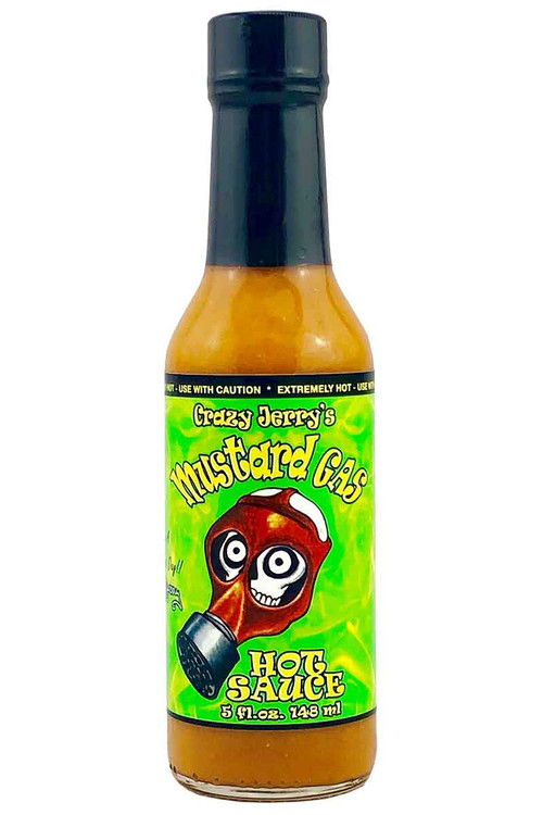 Verrückte Jerry's Senf Gas Chilisauce, 4oz