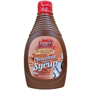 Lieber’s Schokoladen-Geschmacksirup, koscher für Passah, 22 Unzen