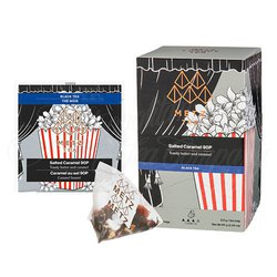 Gesalzener Karamell schwarzer Tee (25 lose-Blatt Pyramide Teebeutel Karton)