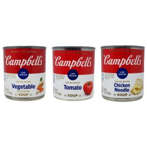 Case of 12 – Assorted Campbell’s Natriumsuppen mit niedrigem Natriumgehalt