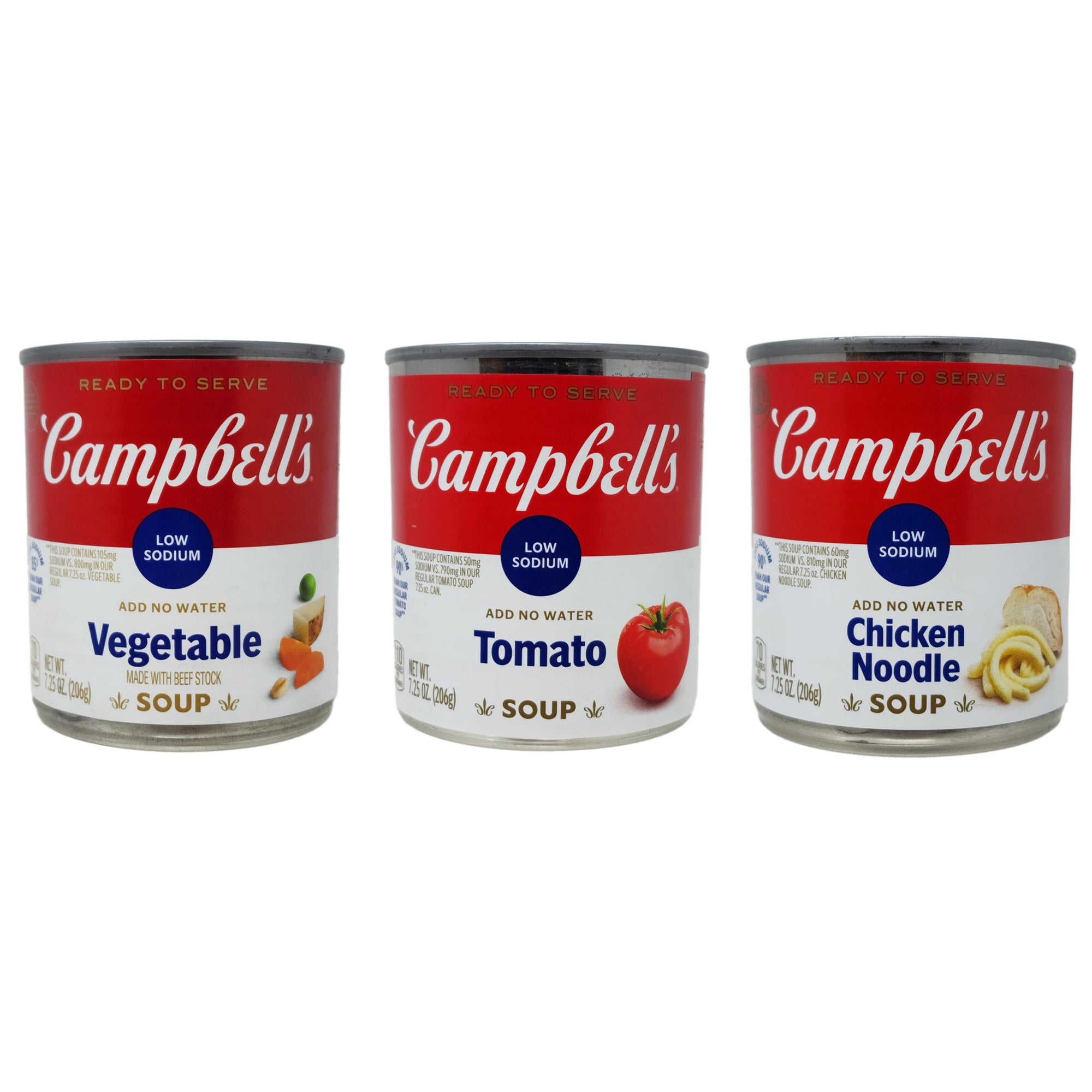 Fall von 12 – Verschiedene Campbell's Low Sodium Soups