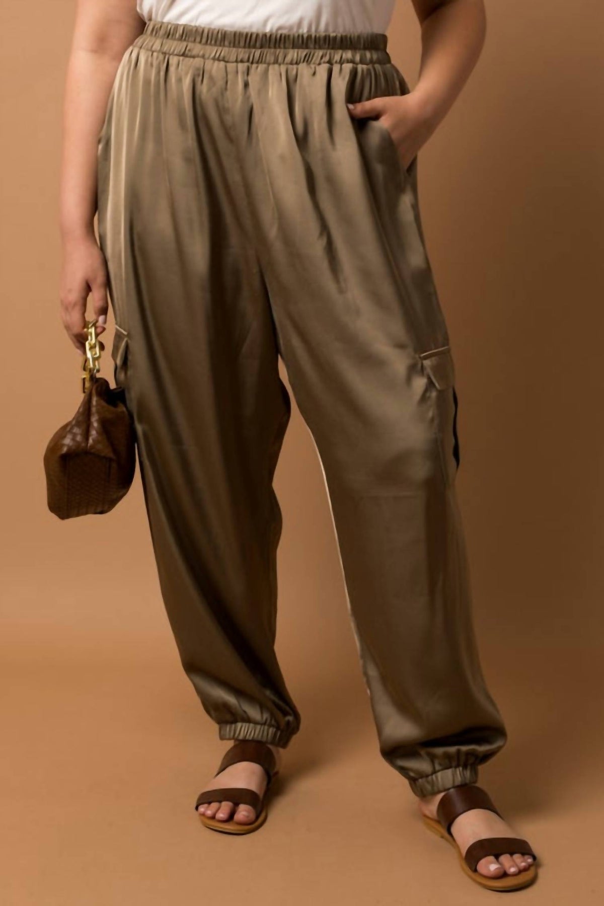 Cargo Joggers in Grün