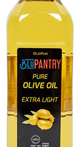 BluPantry Olivenöl Extra Licht, koscher für Passah, 2 Liter