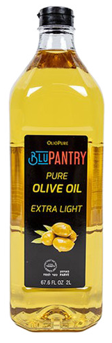 BluPantry Olivenöl Extra Licht, koscher für Passah, 2 Liter