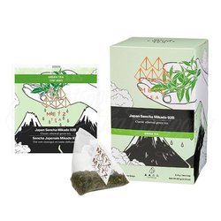 Japan Sencha Mikado Grüner Tee (25 lose-Blatt Pyramide Teebeutel Karton)