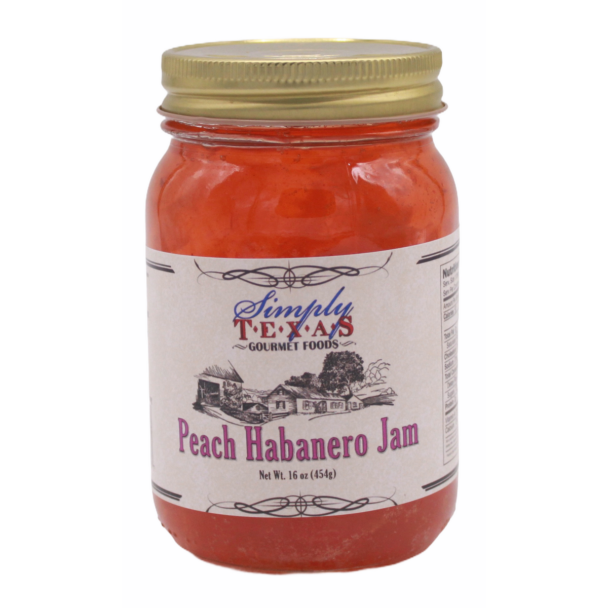 Simply Texas Pfirsich Habanero Marmelade