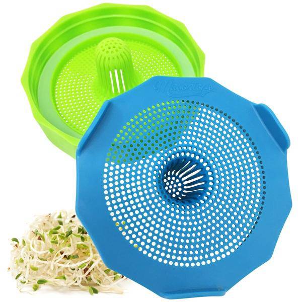Bohnensieb Sprouting Deckel, 2pk