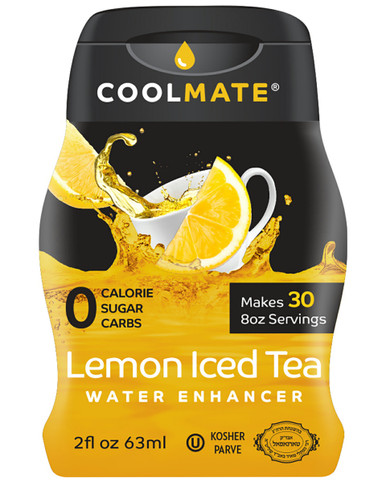 Coolmate Zitrone Iced Tee Water Enhancer, Zuckerfrei, 2 fl oz