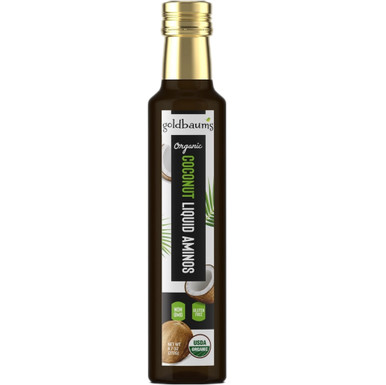 Goldbaums Kokos Liquid Aminos, Sojafrei, Glutenfrei, ohne Gentechnik, Bio, 9,7 oz