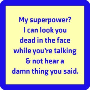 Drinks on Me Untersetzer – Superpower
