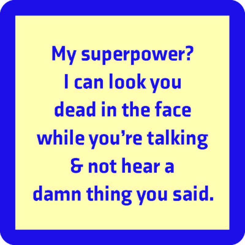 Drinks on Me Untersetzer – Superpower