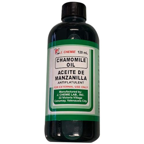 Kamillenöl – Aceit De Manzanilla – Antiflatulent – Nur für den äußeren Gebrauch – 120 ML