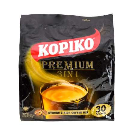 Kopiko – Instant 3 in 1 Schwarzer Kaffee Mischung – 30 Stück pro Beutel