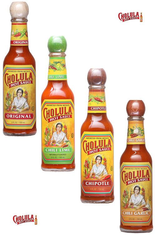Cholula Chilisauce Sortiment 4-Packung, 4/5oz