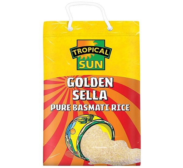 Tropical Sun Golden Sella – Premium Basmati Reis für authentischen Geschmack