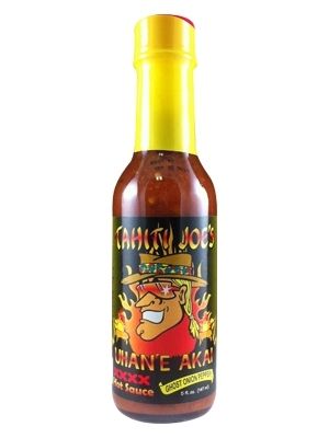 Tahiti Joe's Uhan'E Akai XXXX Chilisauce, 5oz