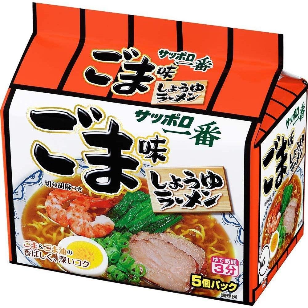Sanyo Lebensmittel Sapporo Ichiban Sesam Ramen 5 Portionen