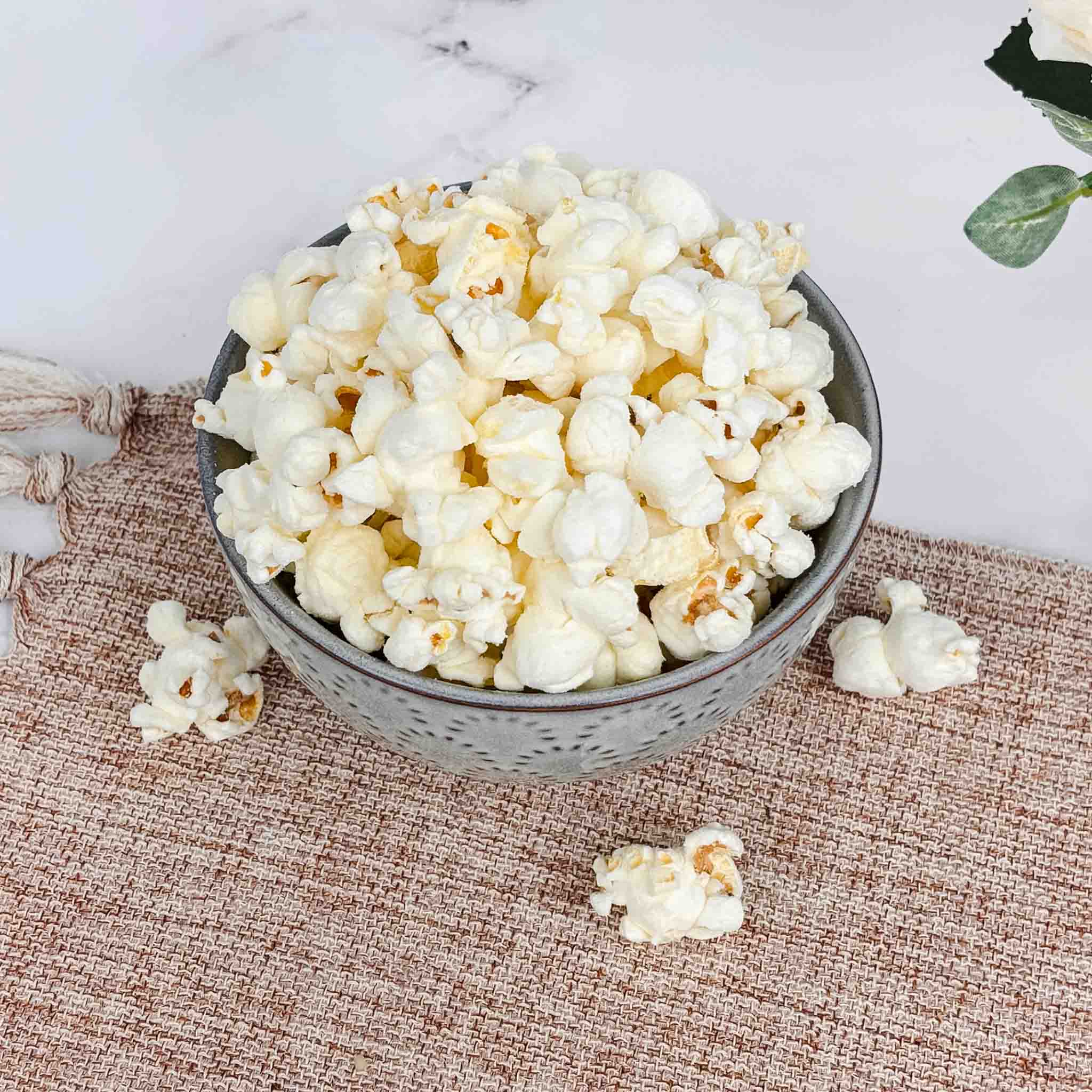 Weiß Cheddar Käse Popcorn