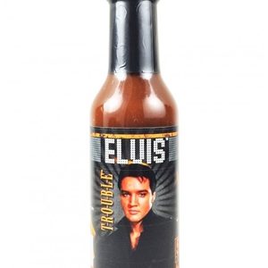 Elvis T-R-O-U-B-L-E scharfe Sauce