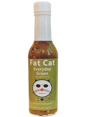 Fat Cat Täglich grüne Jalapeno Chilisauce, 5oz