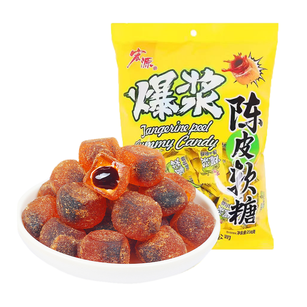Hongyuan Tangerine Peel Gummy Süßigkeiten 238g