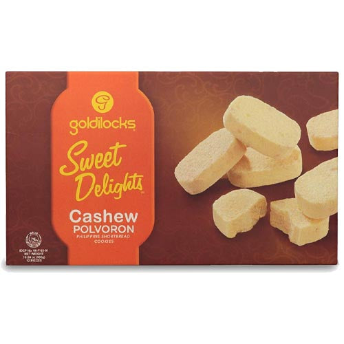 Goldilocks Süße Köstlichkeiten – Cashew – Polvoron – Philippine Shortbread Kekse – 12 Stück – 10.60 OZ