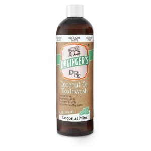 Dr. Gingers Healthcare Pro – Kokosnussöl Mundwasser, 12 Unzen