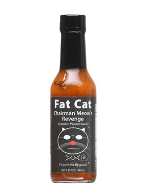 Chilisauce Fat Cat Vorsitzender Meows Revenge Scorpion 5 oz Hitze 9