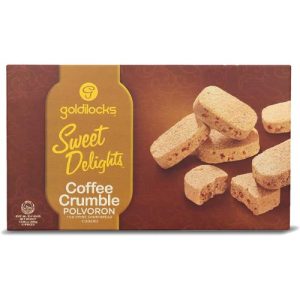 Goldilocks süßen Köstlichkeiten – Kaffee bröckeln – Polvoron – philippinische Shortbread Kekse – 12 Stück – 10.60 Unze