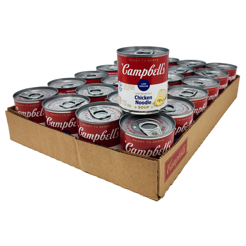 Fall von 24 Campbell's Low Sodium Hähnchen Noodle Soup – 7,25 Unzen