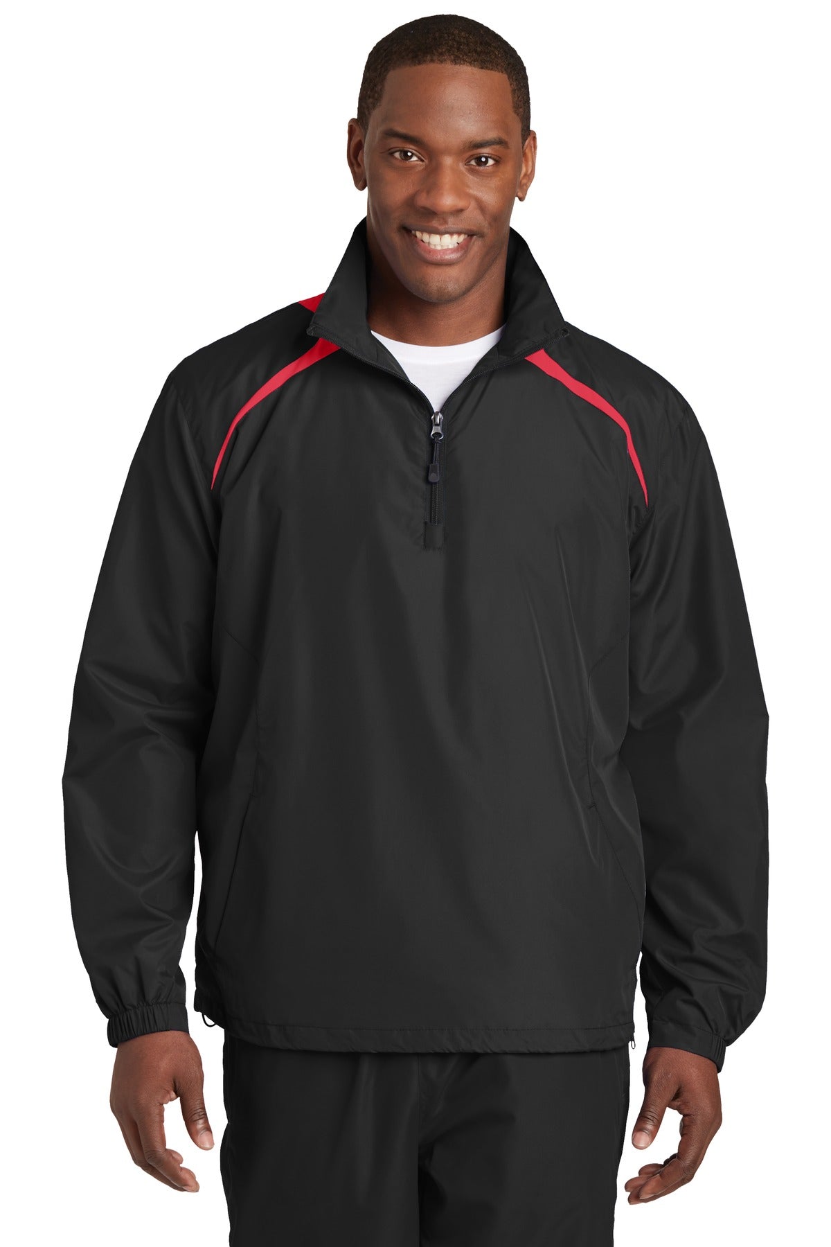 Sport-Tek Herren 1/2-Zip Wind Hemd