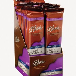 Asher's Zartbitterschokolade Zuckerfreie Schokoriegel