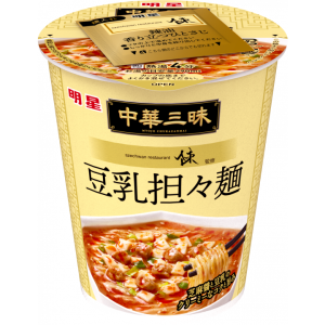 Myojo Soy Milch dan dan Instant-Nodeln ohne Braten (Packung mit 6 Stück) – 65g