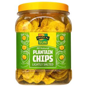 Tropical Sun Plantain Chips – knuspriger, leicht gesalzener Snack für jeden Tag