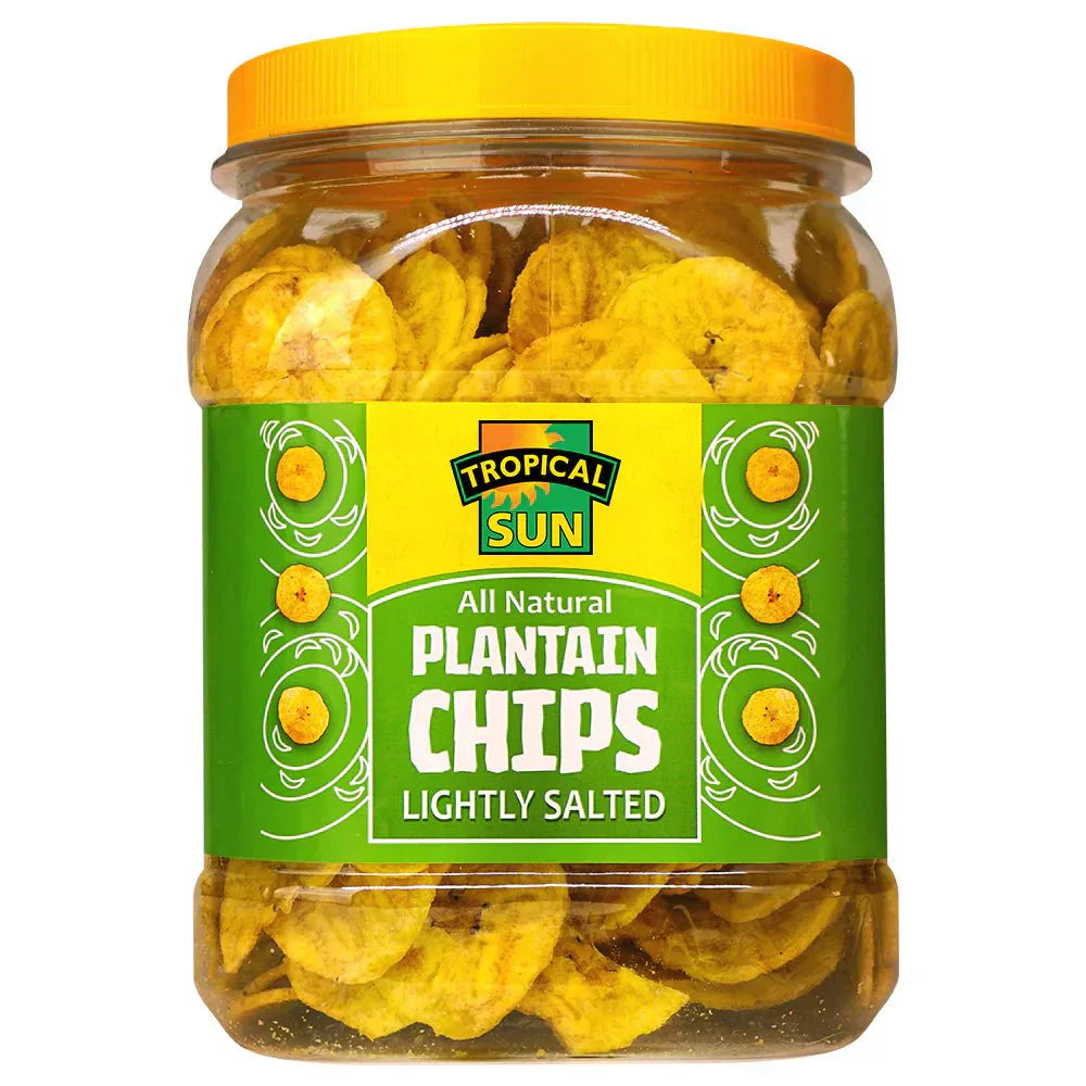 Tropical Sun Wegerich-Chips – Knuspriger, leicht gesalzener Snack für jeden Tag