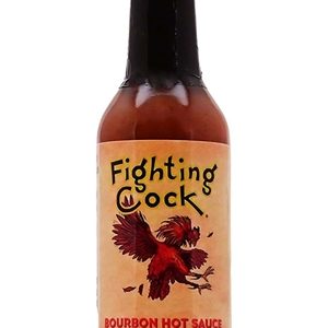 Fighting Cock Kentucky Bourbon scharfe Sauce, 3,4 Unzen.