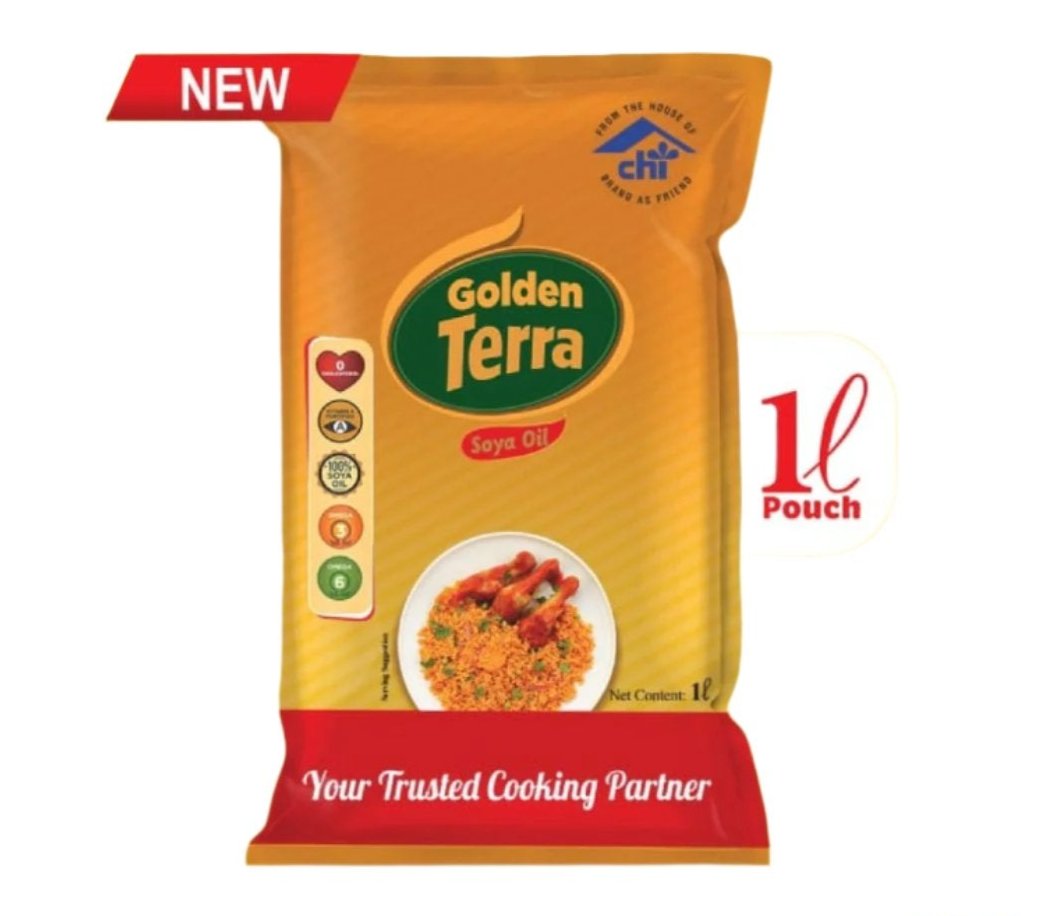 Golden Terra Sojaöl Sachet 1L – Gesundes Speiseöl Option