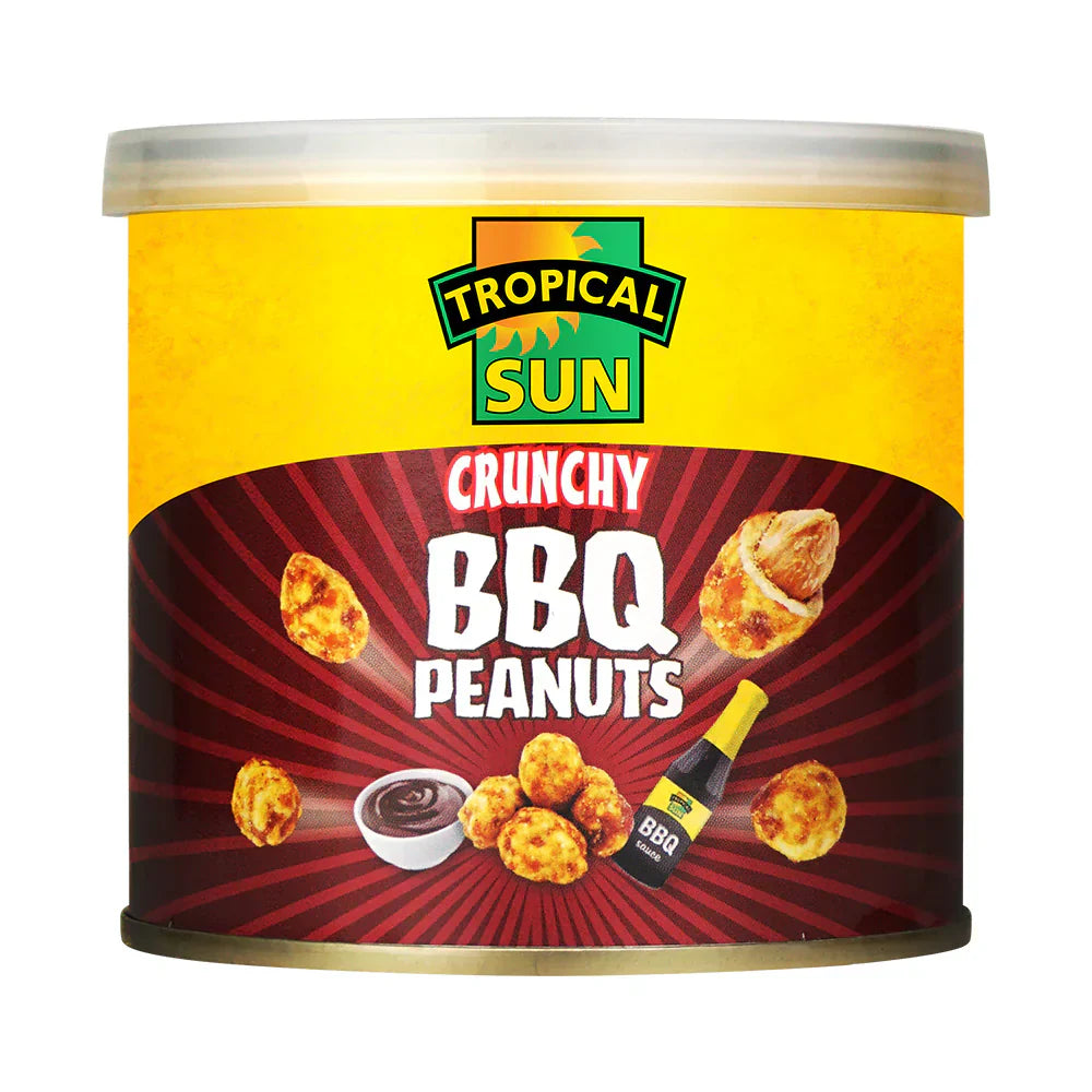 Tropical Sun Knusprig BBQ Erdnüsse 165g – Würziger & würziger Snack