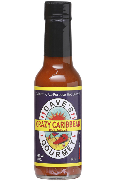 Dave's Gourmet Verrückte karibische Chilisauce, 5oz