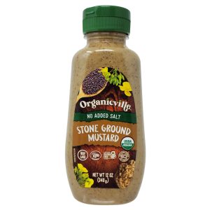 Organicville No Salz hinzugefügt Stein gemahlen Senf – . – 12oz