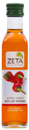 Zeta Extra Natives Olivenöl Würzig Chili Infundiert Aromatisiert, 8.45 fl oz