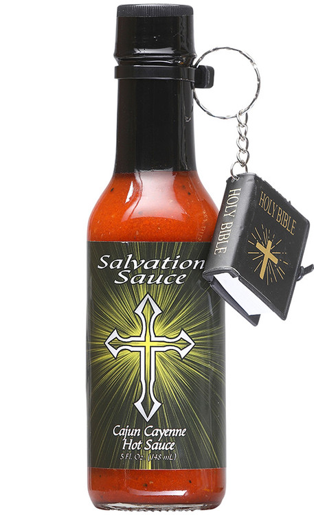 Danny Cash's Cajun Cayenne Salvation Sauce (w/mini Bibel), 5oz