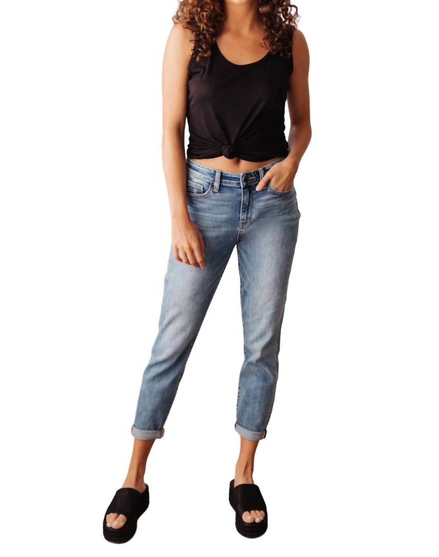 Zeit zum Entspannen Jeans In mittel Wash