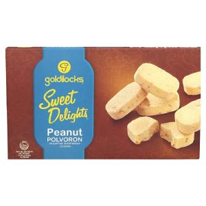 Goldilocks süße Köstlichkeiten – Erdnuss – Polvoron – philippinische Kurzbrotkekse – 12 Stück – 10.60 Unze
