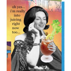 erin smith art – juicing Grußkarte