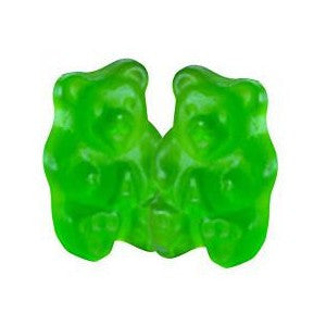 Gummi Bären grün Apfel Bulk 1/2 lb