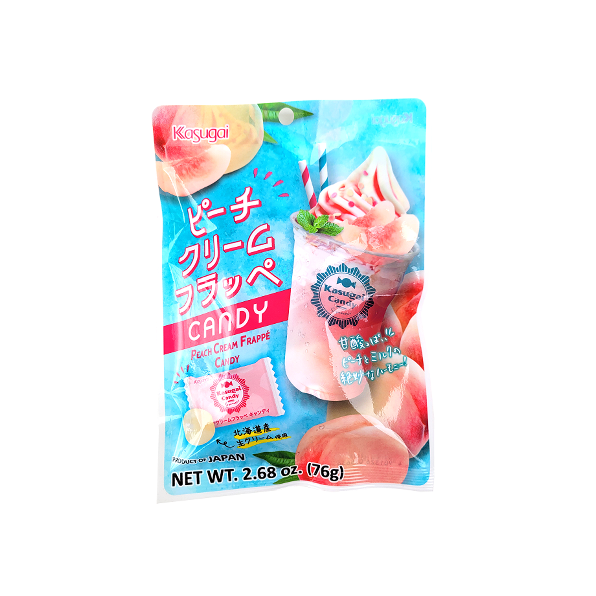 Kasugai Pfirsichcreme Frappe Süßigkeiten (Japan)